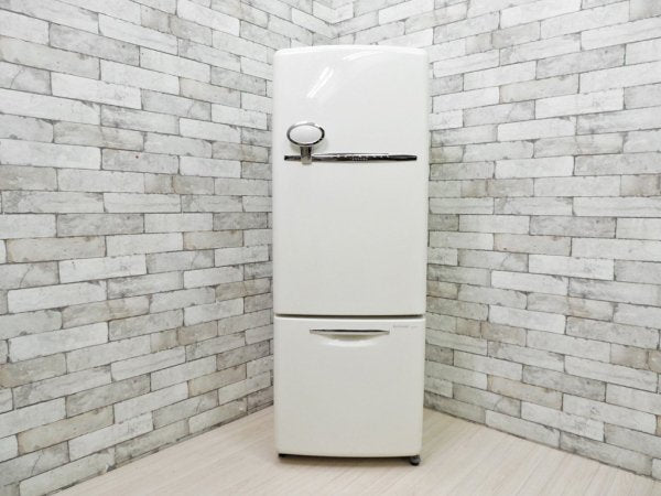 ナショナル National ウィル WiLL 冷凍冷蔵庫 ホワイト 2006年製 162L 廃番 ノスタルジックデザイン ●