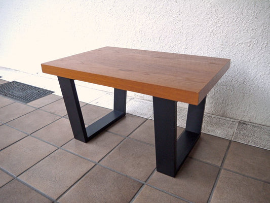 ランドスケーププロダクツ Landscape Products スクエアレッグテーブル SQUARE LEGS TABLE ローテーブル チーク材 Sサイズ 廃番 ◇