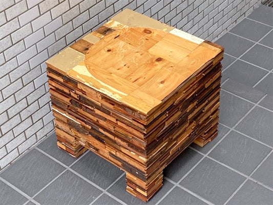 ピート・ヘイン・イーク PIET HEIN EEK スクラップウッド パイリング スツール SCRAPWOOD PILING STOOL オランダ CIBONE取扱 ■