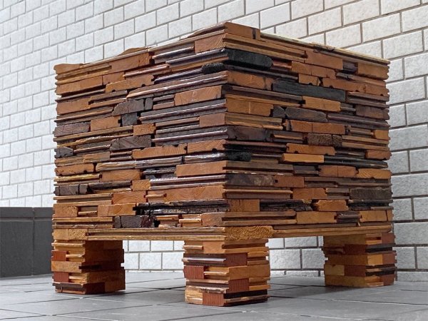 ピート・ヘイン・イーク PIET HEIN EEK スクラップウッド パイリング スツール SCRAPWOOD PILING STOOL オランダ CIBONE取扱 ■