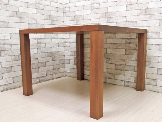 木蔵 BOKURA ウォールナット 正方形 ダイニングテーブル D-103 ブラウン シンプルデザイン 定価\136,180- ●