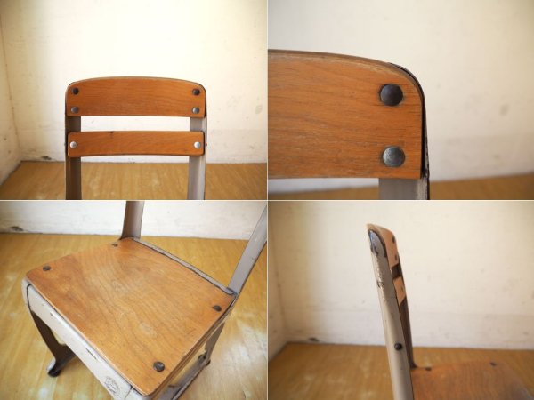 US ビンテージ アメリカンシーティング American Seating Company スクールチェア ENVOY School chair 50年代 ★