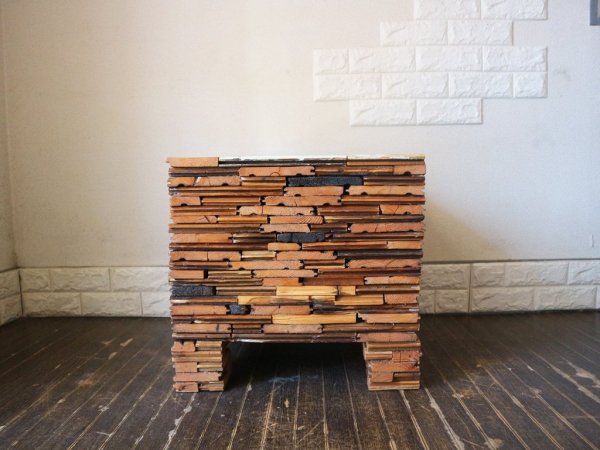 ピート・ヘイン・イーク PIET HEIN EEK スクラップウッド パイリング スツール SCRAPWOOD PILING STOOL オランダ CIBONE取扱 ◎