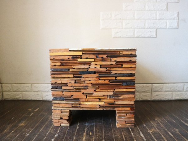 ピート・ヘイン・イーク PIET HEIN EEK スクラップウッド パイリング スツール SCRAPWOOD PILING STOOL オランダ CIBONE取扱 ◎