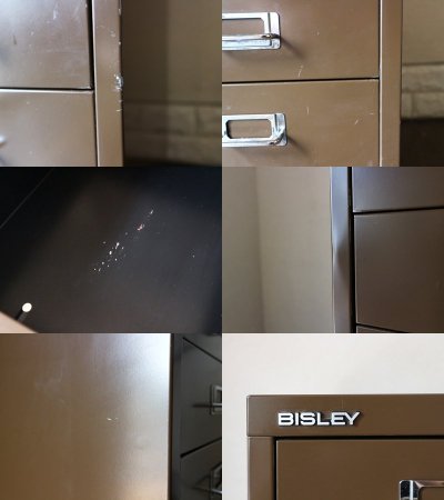 ビスレー BISLEY BASIC シリーズ 39/9 A4 キャビネット 9段 ブラウン 英国 ◎