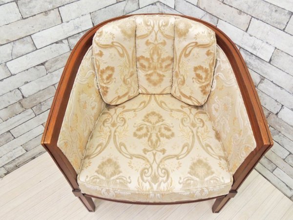 ドレクセル ヘリテイジ DREXEL HERITAGE トライユン TRIUNE アップホルスタリーチェア UPHOLSTERY CHAIR アメリカ US家具 A ●