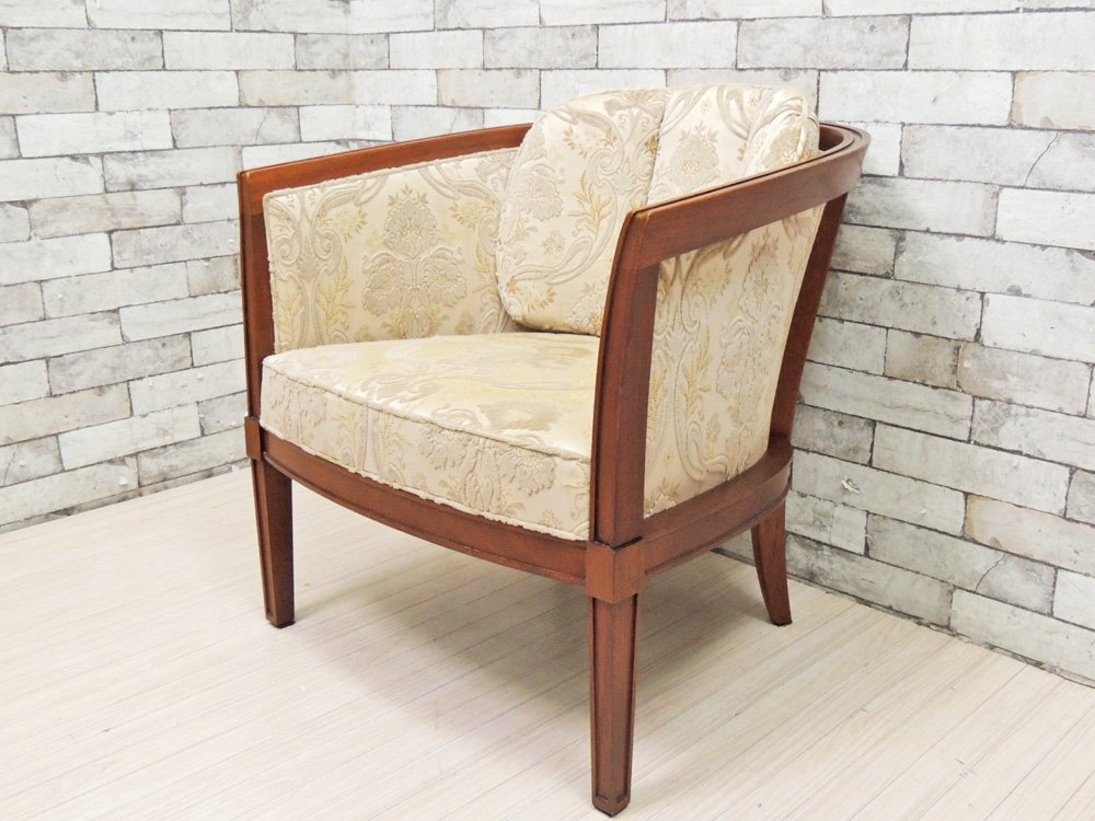 ドレクセル ヘリテイジ DREXEL HERITAGE トライユン TRIUNE アップホルスタリーチェア UPHOLSTERY CHAIR アメリカ US家具 Ｂ ●