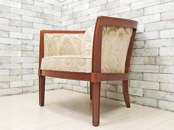 ドレクセル ヘリテイジ DREXEL HERITAGE トライユン TRIUNE アップホルスタリーチェア UPHOLSTERY CHAIR アメリカ US家具 Ｂ ●