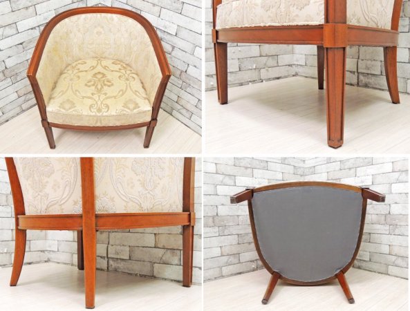 ドレクセル ヘリテイジ DREXEL HERITAGE トライユン TRIUNE アップホルスタリーチェア UPHOLSTERY CHAIR アメリカ US家具 Ｂ ●