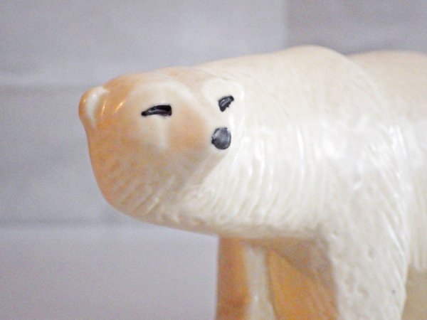 リサラーソン Lisa Larson スカンセン ポーラーベア Skansen Polar bear 復刻 オブジェ 置物 北欧雑貨 小 ♪