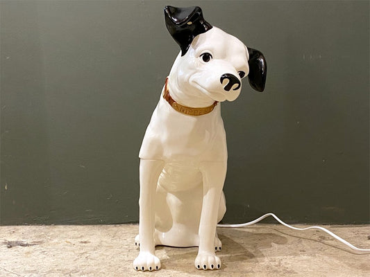 ビクター Victor ニッパー NIPPER 犬 照明 テーブルランプ 高43cm 樹脂製 ソフビ 昭和レトロ 希少 ■