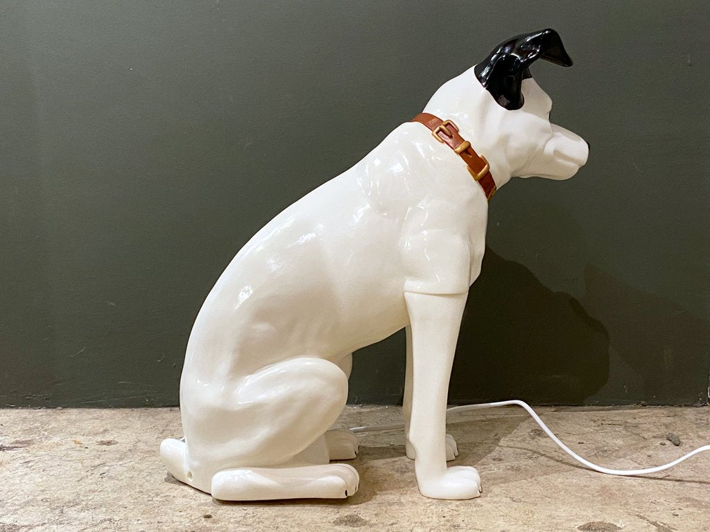 ビクター Victor ニッパー NIPPER 犬 照明 テーブルランプ 高43cm 樹脂製 ソフビ 昭和レトロ 希少 ■