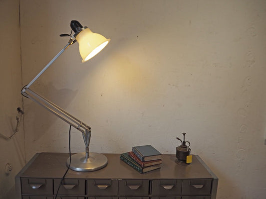 アングルポイズ ANGLEPOISE Type 1228 アイスホワイト Ice white シェード ケネス・グランジ 予備パーツ＆専用工具付 ★