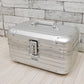 リモワ RIMOWA トパーズ TOPAS ビューティーケース Beauty Case メイクボックス 11L アルミ シルバー 定価: \79,800- 青ロゴ ●