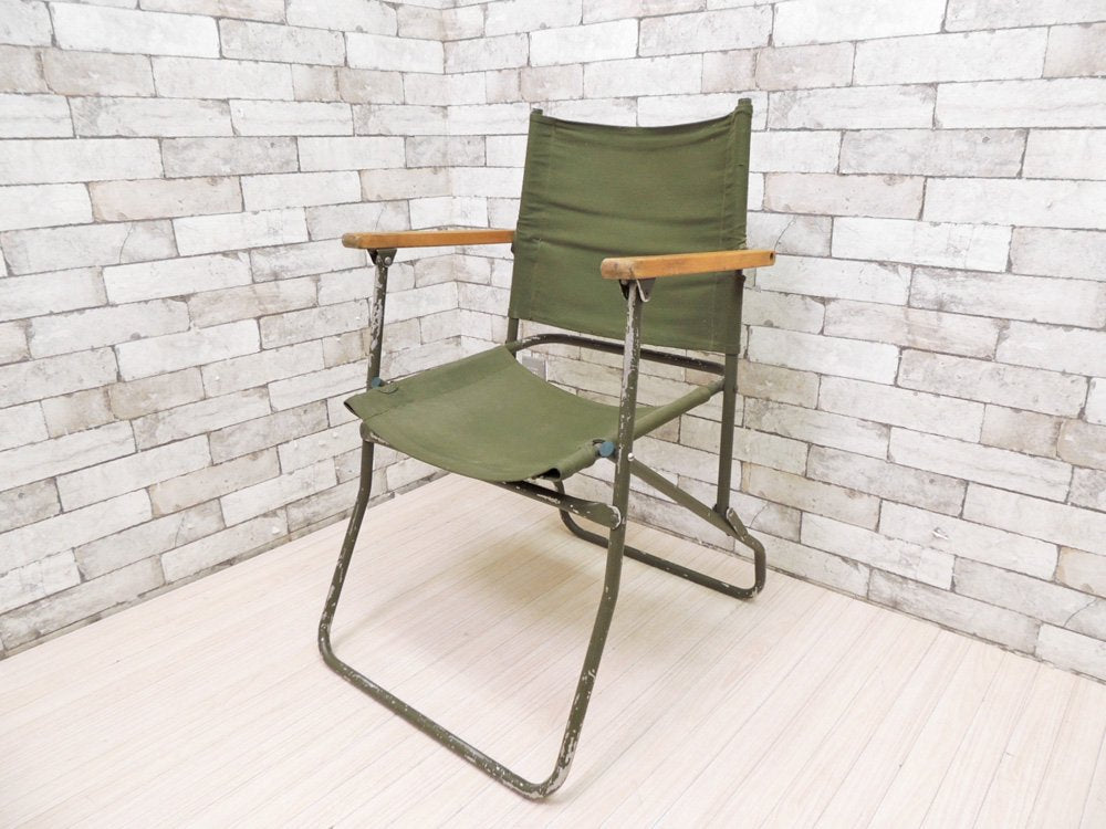 ビンテージ ローバー チェア Rover Chair フォールディングチェア 折り畳み キャンバス生地 ミリタリー ●