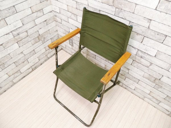 ビンテージ ローバー チェア Rover Chair フォールディングチェア 折り畳み キャンバス生地 ミリタリー ●