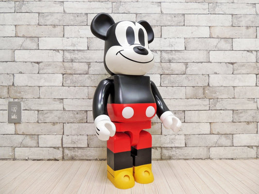 メディコムトイ MEDICOM TOY ベアブリック BE@R BRICK 1000% ミッキーマウス Mickey Mouse ディズニー Disney 高71cm 初期型 2009年 希少  ●