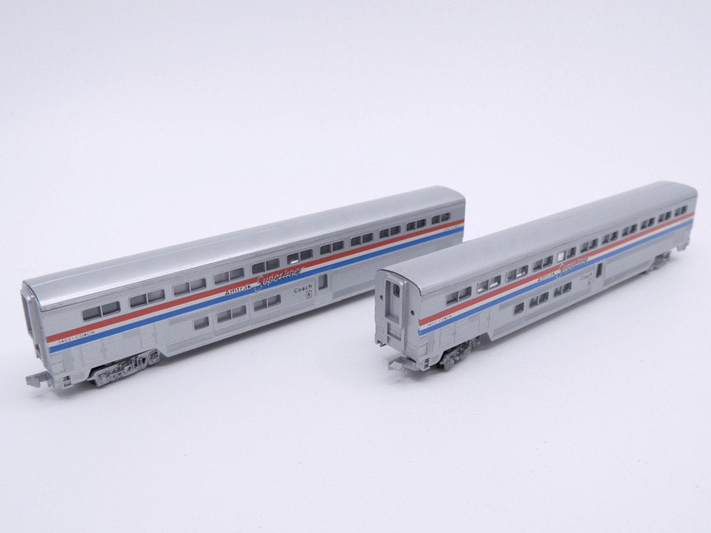 コンコー CON-COR アムトラック Amtrak スーパーライナー Super Liner 2両セット Nゲージ ケース付 鉄道模型 ●