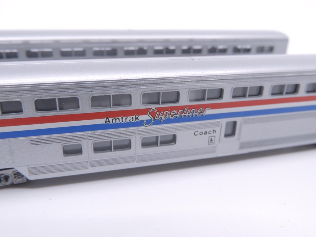 コンコー CON-COR アムトラック Amtrak スーパーライナー Super Liner 2両セット Nゲージ ケース付 鉄道模型 ●