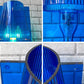 カルテル Kartell テイク TAKE テーブルランプ ポリカーボネート製 ブルー フェルチョ・ラヴィアーニ デイタリア ■