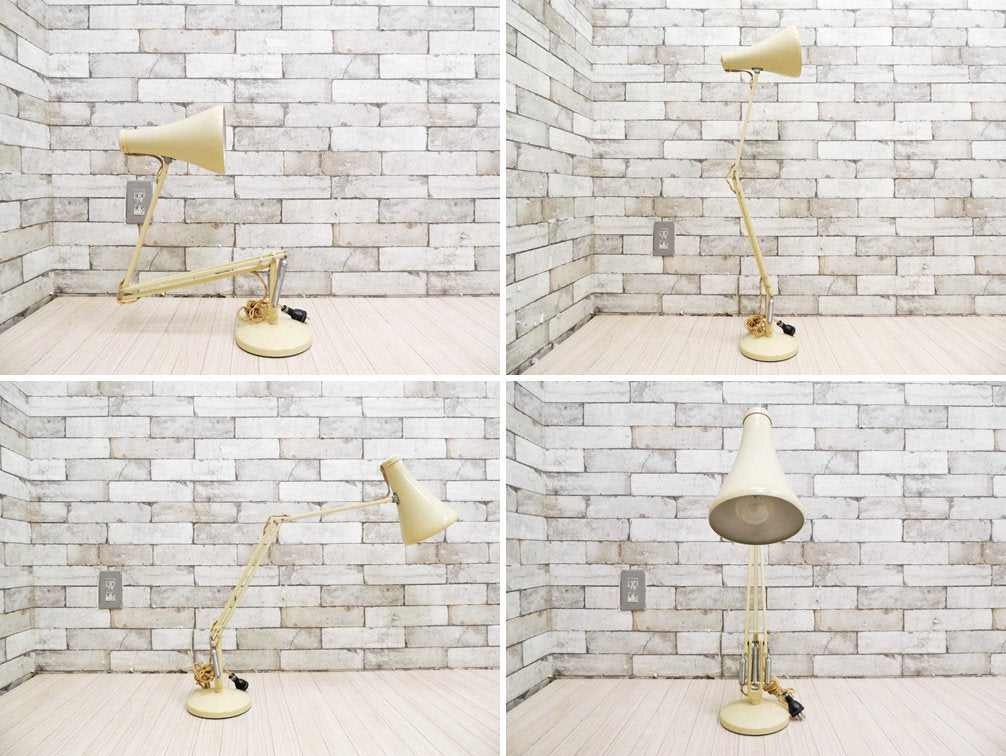 アングルポイズ ANGLEPOISE モデル75 MODEL75 デスクランプ テーブルランプ アイボリー インダストリアル ビンテージ イギリス 希少 ●