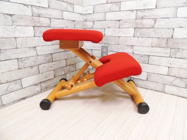 ストッケ STOKKE ヴァリエール VARIER マルチバランス MULTI レッド ジュニア用アタッチメント付き ノルウェー ●