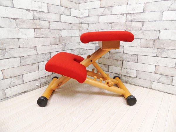 ストッケ STOKKE ヴァリエール VARIER マルチバランス MULTI レッド ジュニア用アタッチメント付き ノルウェー ●