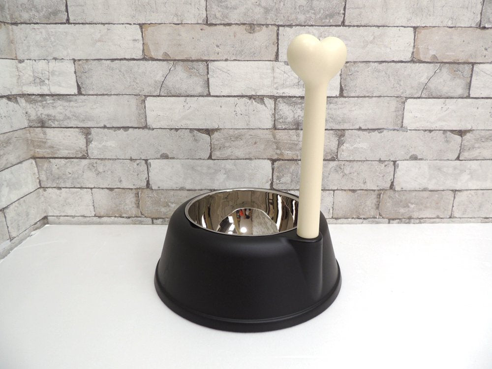 アレッシィ ALESSI ルピタ LUPITA ドッグフードボウル DOG BOWL ブラック 未使用品 元箱付 ●