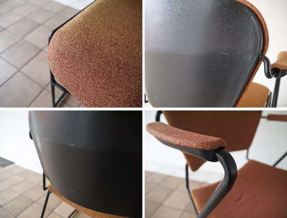 Krueger International ペリー スタッキングチェア Perry Chair ハーフアームチェア USヴィンテージ チャールズ O. ペリー デザイン A ◇