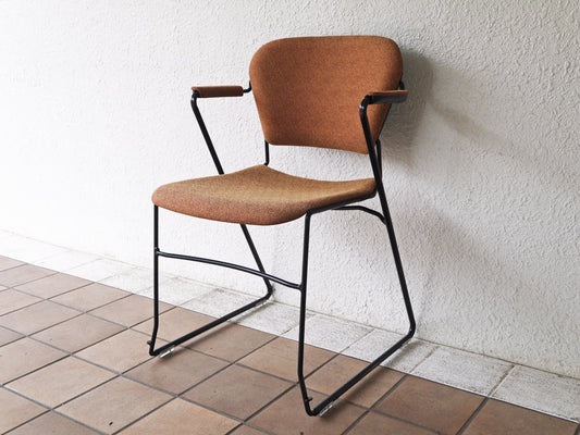 Krueger International ペリー スタッキングチェア Perry Chair ハーフアームチェア USヴィンテージ チャールズ O. ペリー デザイン B ◇