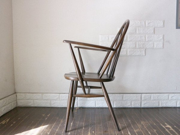 アーコール Ercol シスルバック チェア 英国 アームチェア  70’s　ヴィンテージ イギリス ◎