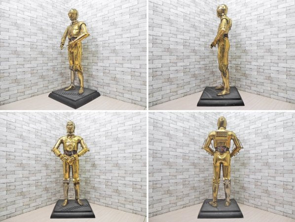 サイドショー Side show スターウォーズ STAR WARS ライフサイズ C-3PO 1/1 フィギュア 等身大 希少 アメリカ 限定品 ジャンク品 ●