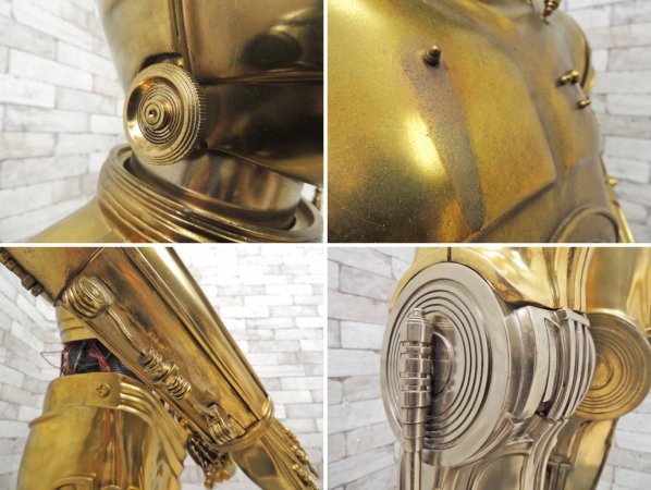 サイドショー Side show スターウォーズ STAR WARS ライフサイズ C-3PO 1/1 フィギュア 等身大 希少 アメリカ 限定品 ジャンク品 ●