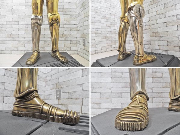 サイドショー Side show スターウォーズ STAR WARS ライフサイズ C-3PO 1/1 フィギュア 等身大 希少 アメリカ 限定品 ジャンク品 ●