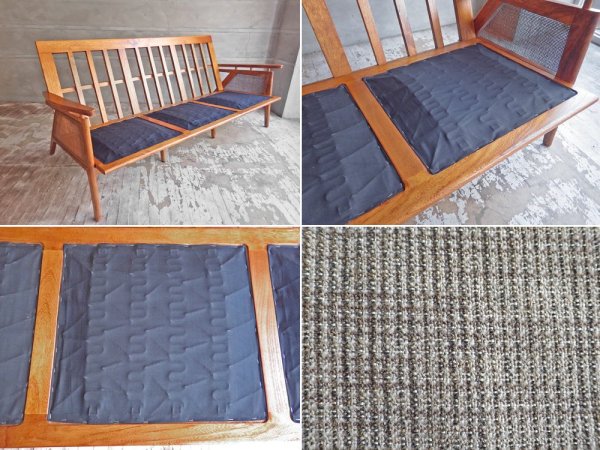 アクメファニチャー ACME Furniture ウィッカー WICKER SOFA 3P ラタン 西海岸スタイル 定価\172,700- ♪