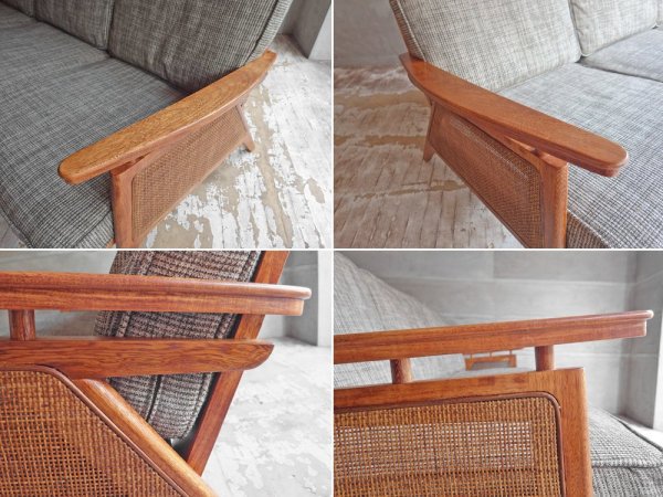 アクメファニチャー ACME Furniture ウィッカー WICKER SOFA 3P ラタン 西海岸スタイル 定価\172,700- ♪