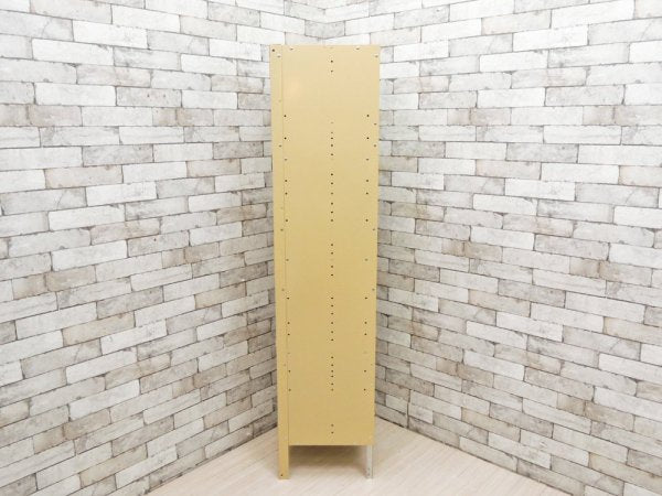 リオン LYON スチールロッカー2段 2-TIER LOCKER カラー ベージュ ルーバーカット P.F.S取扱 ●