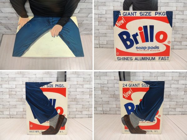 Kathy Callahan アンディ・ウォーホル Warhol and His Brillo Box 1991年 世界125台限定 ED.8/125 激レア 希少 ブリロ オブジェ チェア ●