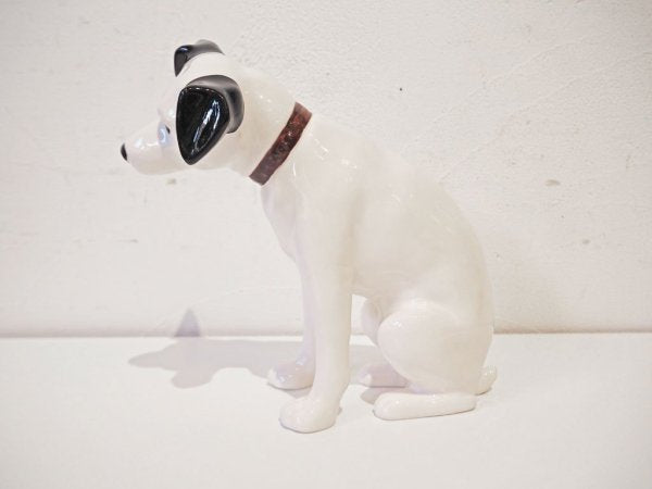 ビクター Victor ニッパー Nipper 犬 陶器 オブジェ 置物 ディスプレイ 高21cm ★