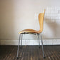 フリッツハンセン Fritz Hansen セブンチェア Seven Chair アルネヤコブセン Arne Jacobsen ナッツ ナチュラル 廃盤カラー デザイナーズ B ◎