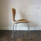 フリッツハンセン Fritz Hansen セブンチェア Seven Chair アルネヤコブセン Arne Jacobsen ナッツ ナチュラル 廃盤カラー デザイナーズ B ◎