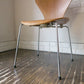 フリッツハンセン Fritz Hansen セブンチェア Seven Chair アルネヤコブセン Arne Jacobsen ナッツ ナチュラル 廃盤カラー デザイナーズ A ◎