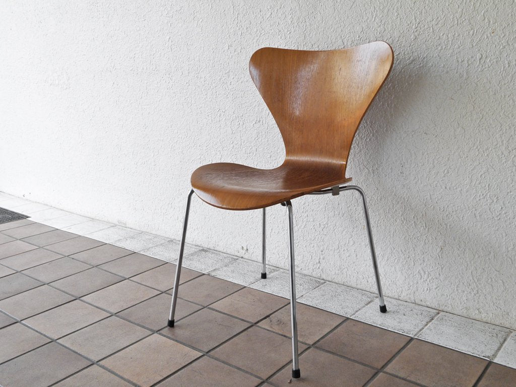 フリッツハンセン Fritz Hansen セブンチェア ナッツナチュラル アルネ・ヤコブセン Arne Jacobsen 廃番カラー デンマーク 北欧家具 ◇