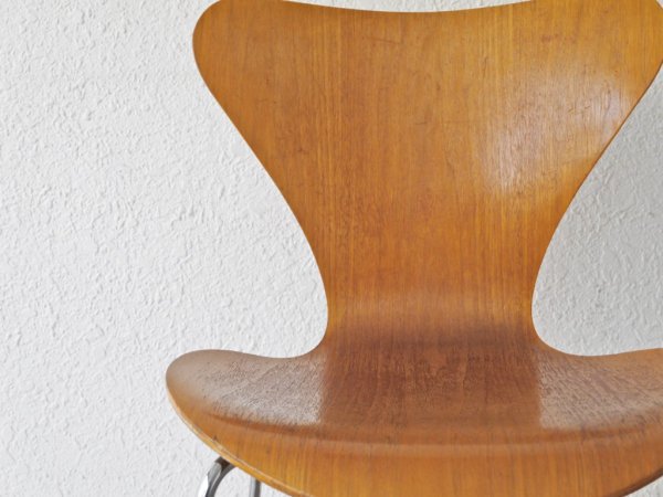 フリッツハンセン Fritz Hansen セブンチェア ナッツナチュラル アルネ・ヤコブセン Arne Jacobsen 廃番カラー デンマーク 北欧家具 ◇