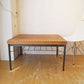 トラックファニチャー TRUCK FURNITURE オークアイアンレッグ ローテーブル OAK IRON-LEG LOW TABLE オーク無垢材 インダストリアル 高さオーダーサイズ ★