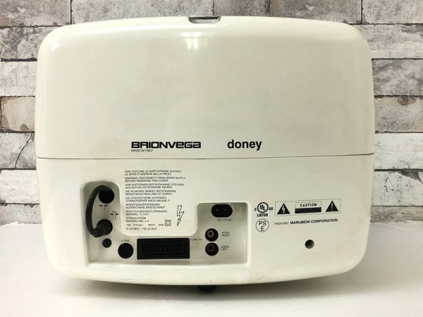 ブリオンベガ BRIONVEGA ドネイ doney ポータブルテレビ  リモコン付き ●