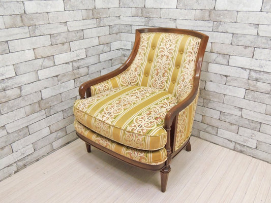 ドレクセル ヘリテイジ DREXEL HERITAGE アップホルスタリー UPHOLSTERY 1人掛けソファ ラウンジチェア アメリカ US家具 A ●