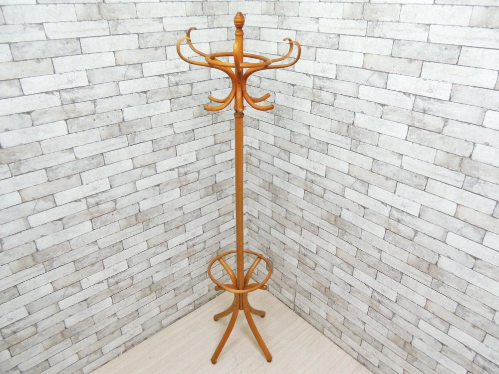 フランス ビンテージ French Vintage ベントウッド コートハンガー 木味 クラフト 店舗什器 A ●