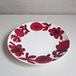 グスタフスベリ Gustavsberg レッドアスター RED ASTER プレート Φ17cm 復刻版 北欧食器 A ♪