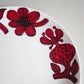 グスタフスベリ Gustavsberg レッドアスター RED ASTER プレート Φ17cm 復刻版 北欧食器 A ♪